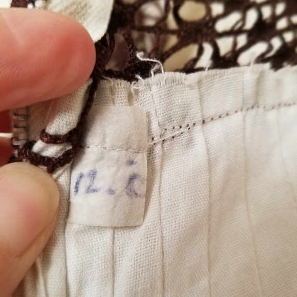 VTG Handmade Crochet Mexican Maxi Dress - Picture 6 of 14